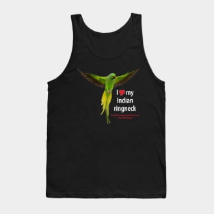 Indian ringneck parrot Tank Top